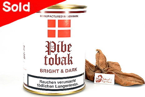 Pibe Tobak Bright & Dark Pipe tobacco 200g Tin